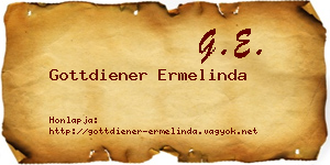 Gottdiener Ermelinda névjegykártya